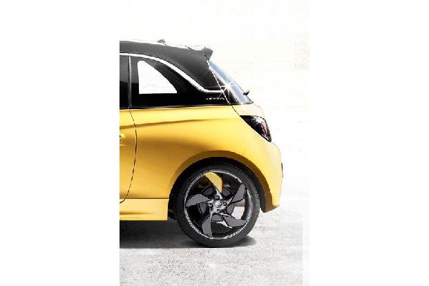 Opel Adam, Heck, Felge