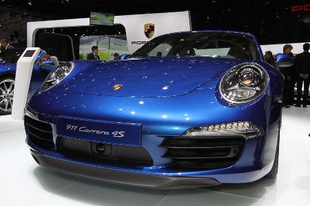 Porsche 911 Carrera 4S, Messe, Autosalon Paris 2012