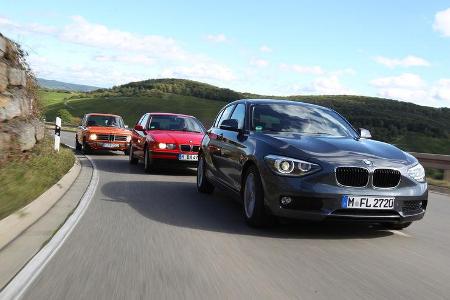 BMW 114i, BMW 316i, BMW 2002, Frontansicht