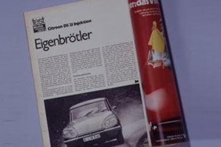 auto motor und sport im Jahr 1970 zur DS: âein UngetÃ¼m auf SamtpfÃ¶tchenâ