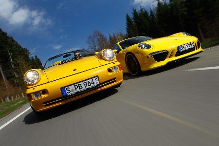 Techart-Porsche 964 Speedster, Techart-Porsche 991 Carrera S, Frontansicht