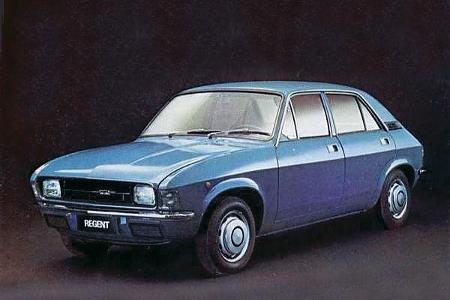 Innocenti Regent, Seitenansicht