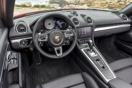 Porsche 718 Boxster (2016), Fahrbericht, Interieur