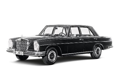 Mercedes 250 S/SE, Seitenansicht