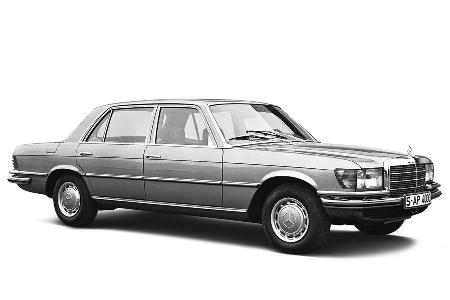 Mercedes 350 SE, Seitenansicht