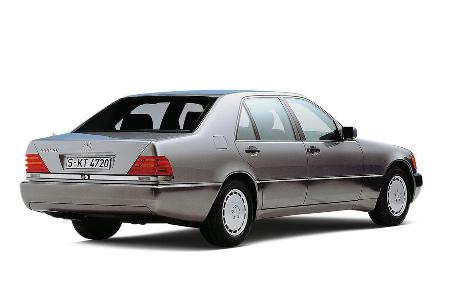 Mercedes 500 SEL, Heckansicht