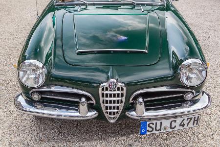 Alfa Romeo Giulia 1600 Spider, Frontansicht, Khlergrill