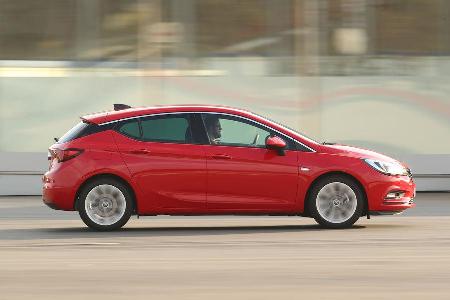 Opel Astra 1.0 DI Turbo, Seitenansicht