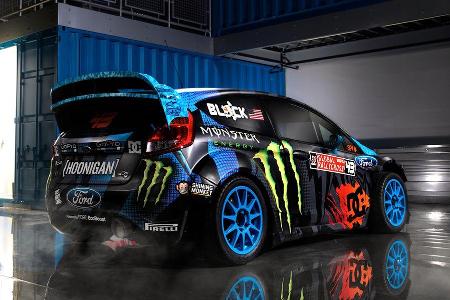 Mit dem Ford wird Ken Block an allen zwölf Läufen der diesjährigen Rallycross-WM teilnehmen. Los geht's Mitte April in Portu...