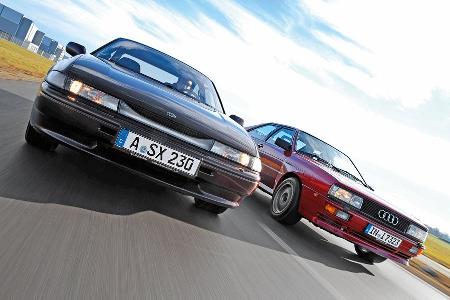 Audi Quattro, Subaru SVX, Frontansicht