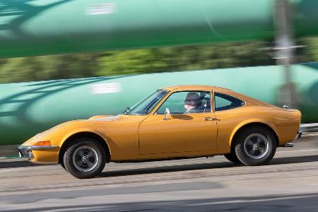 Opel GT 1900, Seitenansicht