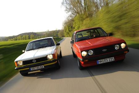 Ford Escort MK II RS 2000, Opel Kadett C GT/E