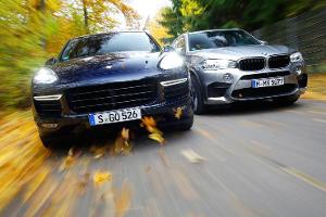 BMW X5 M gegen Porsche Cayenne Turbo S