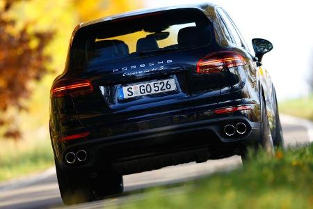 Porsche Cayenne Turbo S, Heckansicht