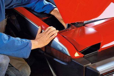 Fiat X 1/9, Scheinwerfer, Detail