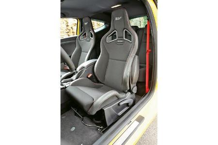 Renault Mégane R.S., Fahrersitz