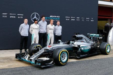 Mercedes AMG W07 - Enthllung 2016