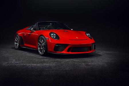 Porsche 911 Speedster Concept Paris 2018 Indisch Rot
