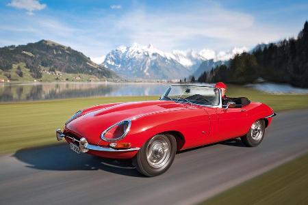 Jaguar E-Type, Seitenansicht Jaguar E-Type, Seitenansicht
