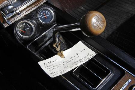 Shelby Mustang GT 500, Baujahr 1969, Ganghebel