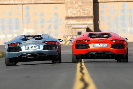 Lamborghini Aventador LP 700-4, Heckansicht