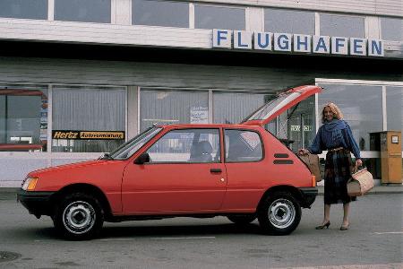 Peugeot 205 GTI, Frontansicht