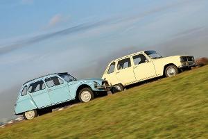 Citroën Dyane 4 und Renault 6 im Fahrbericht