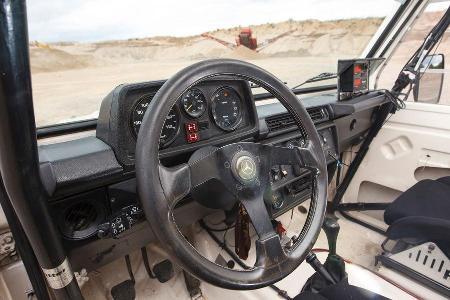 Mercedes 280 GE Dakar, Cockpit, Lenkrad
