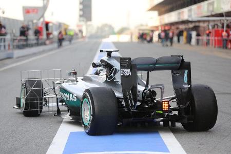 Nico Rosberg - Mercedes - Formel 1-Test - Barcelona - 24. Februar 2016
