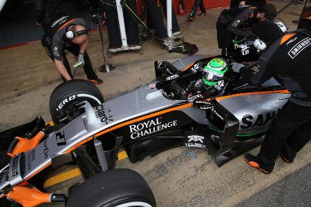 Nico Hlkenberg - Force India - Formel 1-Test - Barcelona - 24. Februar 2016