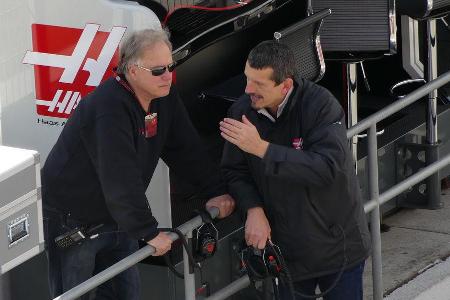 Gene Haas & Gnther Steiner - HaasF1 - Formel 1-Test - Barcelona - 24. Februar 2016