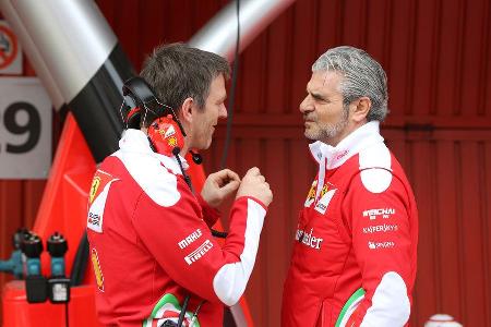 James Allison & Maurizio Arrivabene - Ferrari - Formel 1-Test - Barcelona - 24. Februar 2016