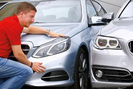 BMW 530d, Mercedes E 350 Bluetec, Jens Dralle