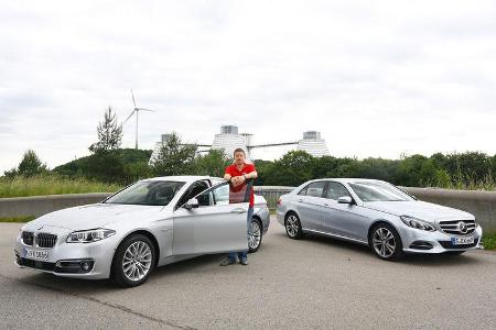BMW 530d, Mercedes E 350 Bluetec, Jens Dralle