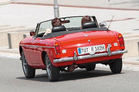 MGB, Heckansicht
