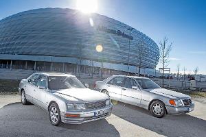 Mercedes-Benz 400 SEL und Lexus LS 400
