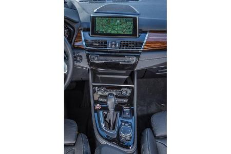 BMW 220i Active Tourer, Mittelkonsole