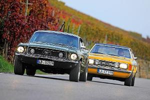 Ford Mustang und Ford Taunus