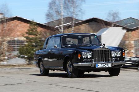 Rolls-Royce Silver Shadow, Frontansicht, Khlergrill Rolls-Royce Silver Shadow, Frontansicht, Khlergrill