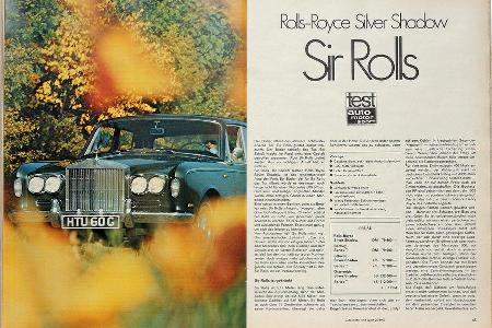 Rolls-Royce Silver Shadow, Alter Artikel