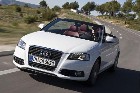 An die neue Front des Audi A3 Cabrio muss man sich gewöhnen.