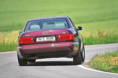 Audi A8, Heckansicht