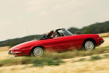 Alfa Spider 1750 Veloce, Seitenansicht