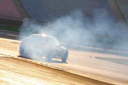 BMW M3 Coup E92, Heckansicht, Driften