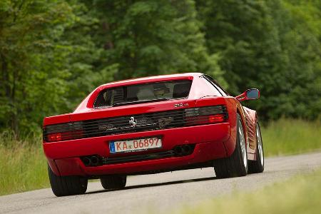 Ferrari 512 TR, Heckansicht