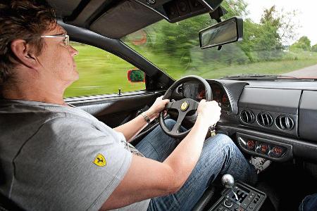 Ferrari 512 TR, Cockpit, Fahrersicht