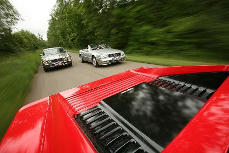 Daimler Double Six, Ferrari 512 TR, Mercedes SL 600