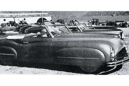 Fiat 1500 Ghia, Seitenansicht