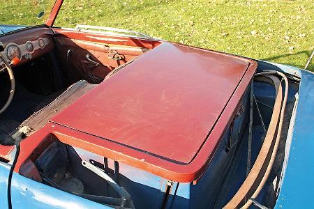 Fiat 1500 Ghia, Abdeckung