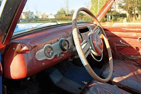 Fiat 1500 Ghia, Cockpit, Lenkrad